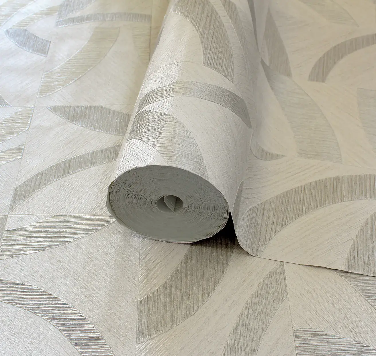 Beige Textured Wallpaper – Natural Elegance (24101-2)